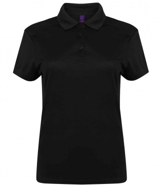 Henbury H461 Ladies Slim Fit Stretch Microfine Piqu Polo Shirt
